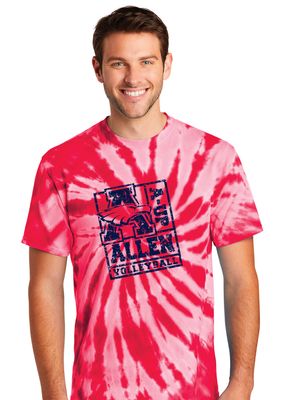 Allen Volleyball - Stamp - Tie Dye Short Sleeve