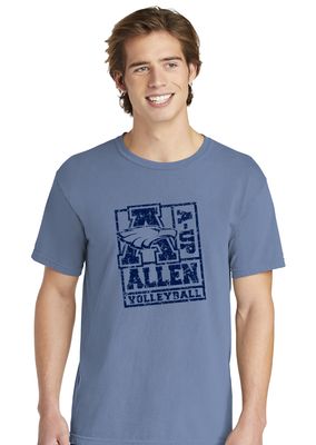 Allen Volleyball - Stamp - Comfort Colors Short Sleeve