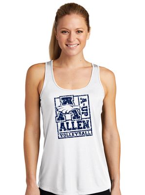 Allen Volleyball - Stamp - Dri-Fit Racerback Tank