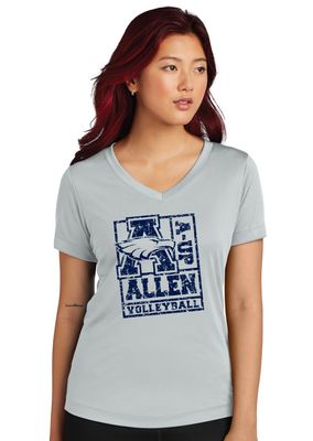 Allen Volleyball - Stamp - Dri-Fit V-Neck