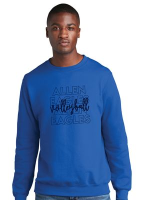 Allen Volleyball - Repeat - Crew Sweatshirt