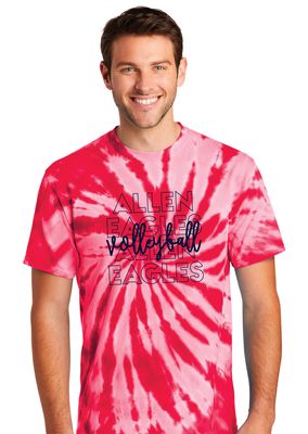 Allen Volleyball - Repeat - Tye Dye Short Sleeve