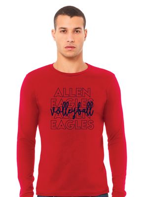 Allen Volleyball - Repeat - Bella+Canvas Long Sleeve