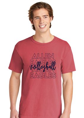 Allen Volleyball - Repeat - Comfort Colors Short Sleeve