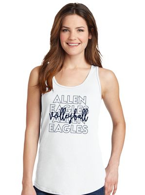 Allen Volleyball - Repeat - Cotton Tank