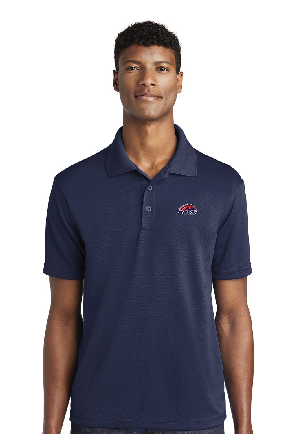 Embroidered Men&#39;s Polo