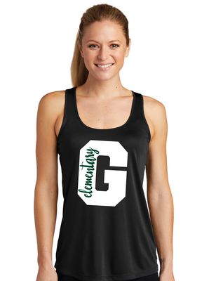 Green Explorers - Big G - Dri-Fit Racerback Tank