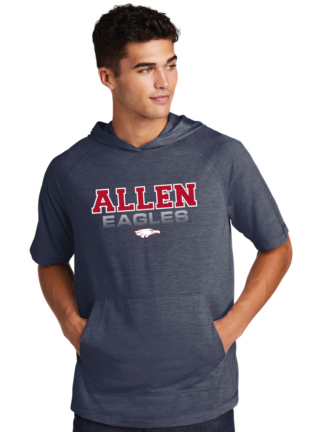 Green Explorers - Allen Fade - Short Sleeve Hoodie