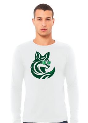 Green Explorers - Sunglasses Fox - Bella+Canvas Long Sleeve
