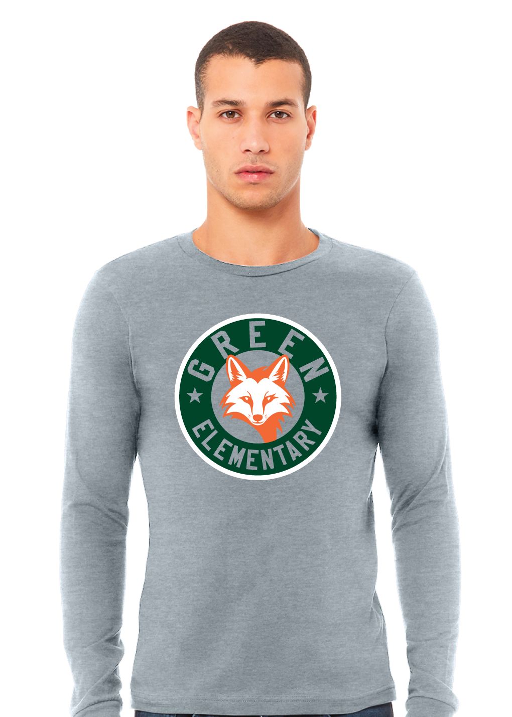 Green Explorers - Circle Fox - Bella+Canvas Long Sleeve