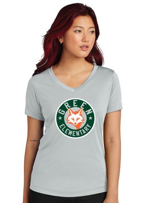 Green Explorers - Circle Fox - Dri-Fit V-Neck