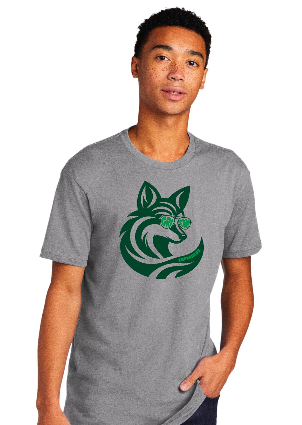 Green Explorers - Sunglasses Fox - Next Level Short Sleeve