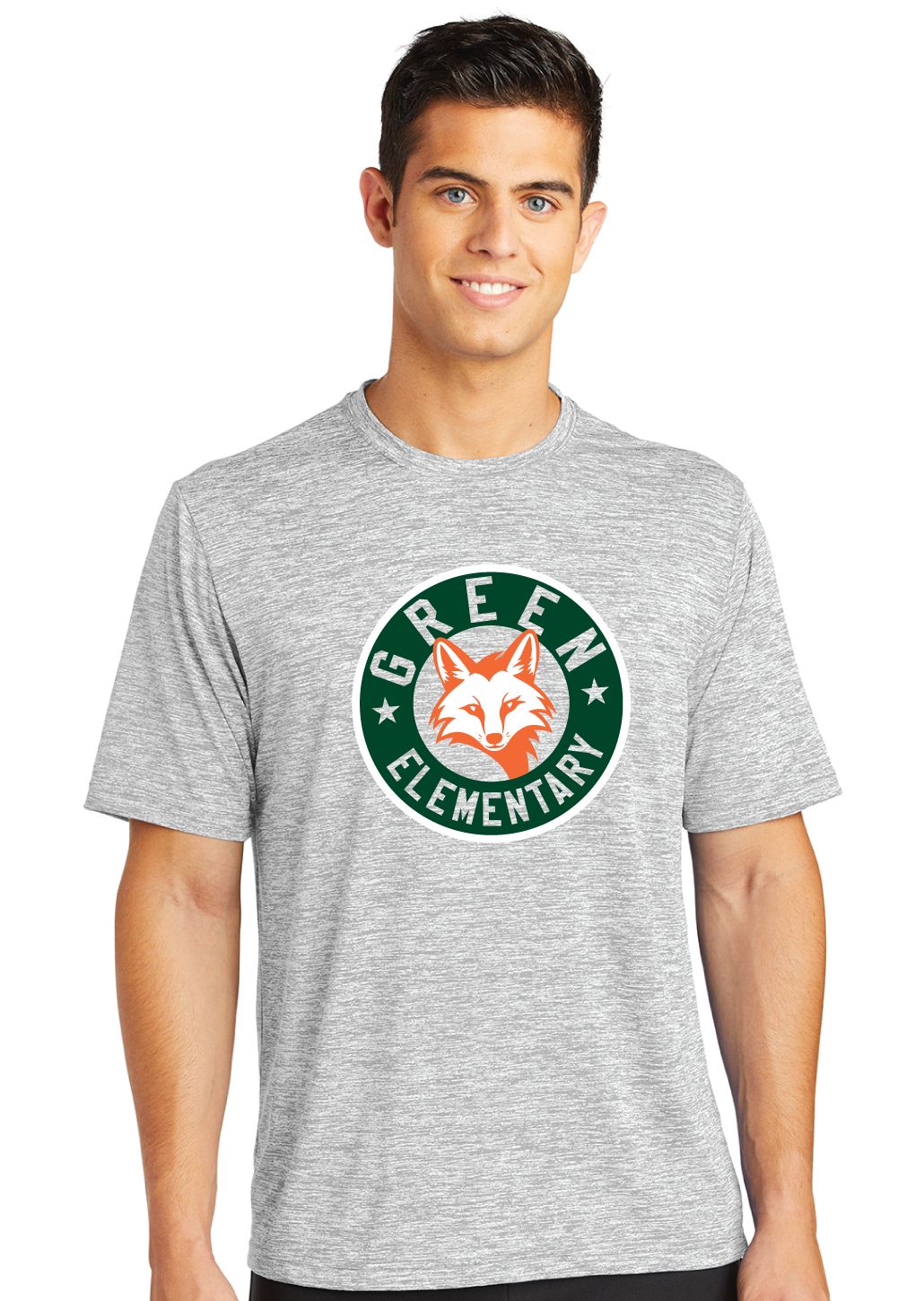 Green Explorers - Circle Fox - Electric Dri-Fit Short Sleev