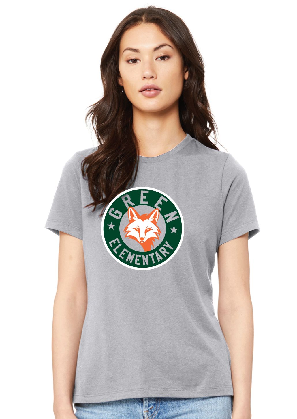 Green Explorers - Circle Fox - Bella+Canvas Ladies Short Sleeve