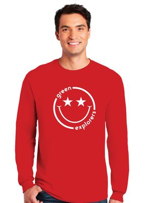 Green Explorers - Happy Face - Long Sleeve