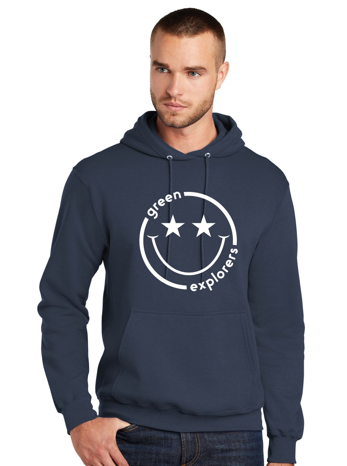 Green Explorers - Happy Face - Hoodie