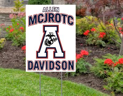 Allen Eagles - MJROTC Yard Sign