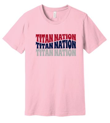 Centennial Football - Titan Nation - Bella+Canvas Short Sleeve
