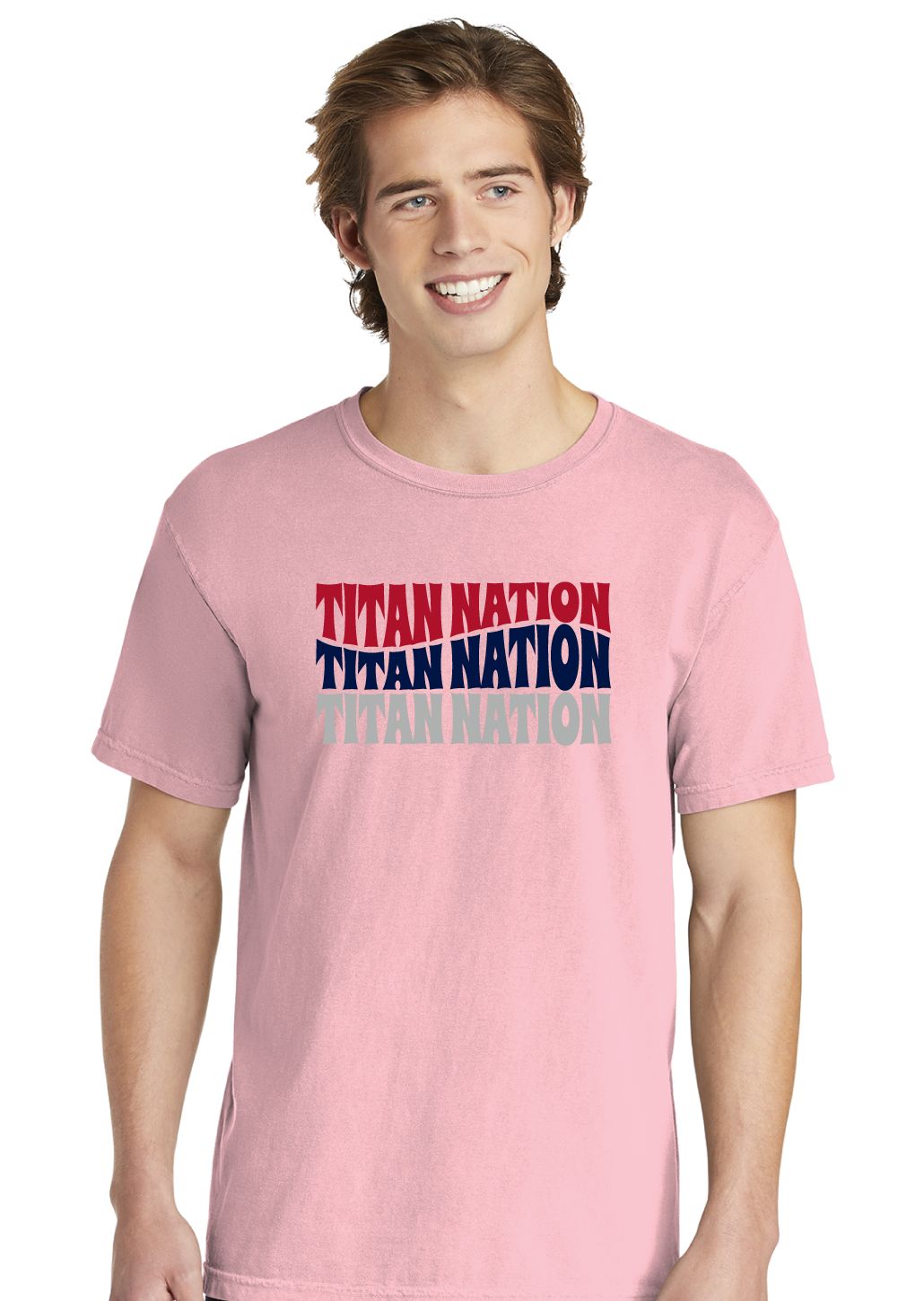 Centennial Football - Titan Nation - Comfort Colors Short Sleeve