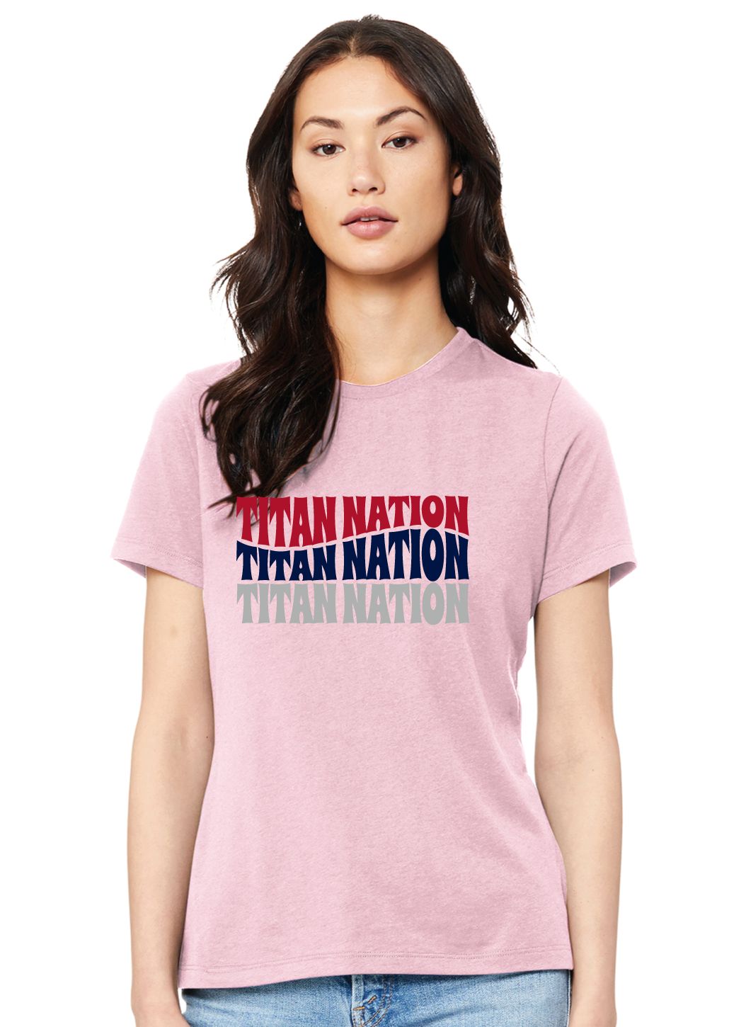 Centennial Football - Titan Nation - Bella+Canvas Ladies