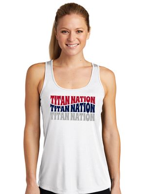 Centennial Football - Titan Nation - Dri-Fit Racerback Tank
