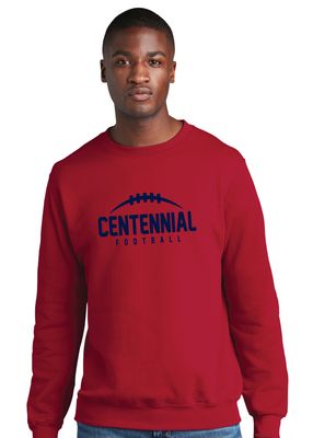 Centennial Football - Laces - Crew Sweatshirt