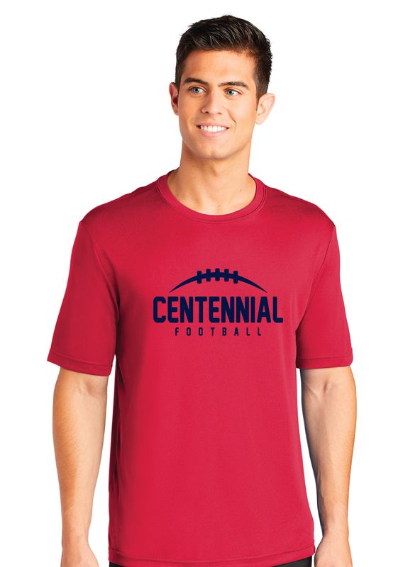 Centennial Football - Laces - Dri-Fit Short Sleeve