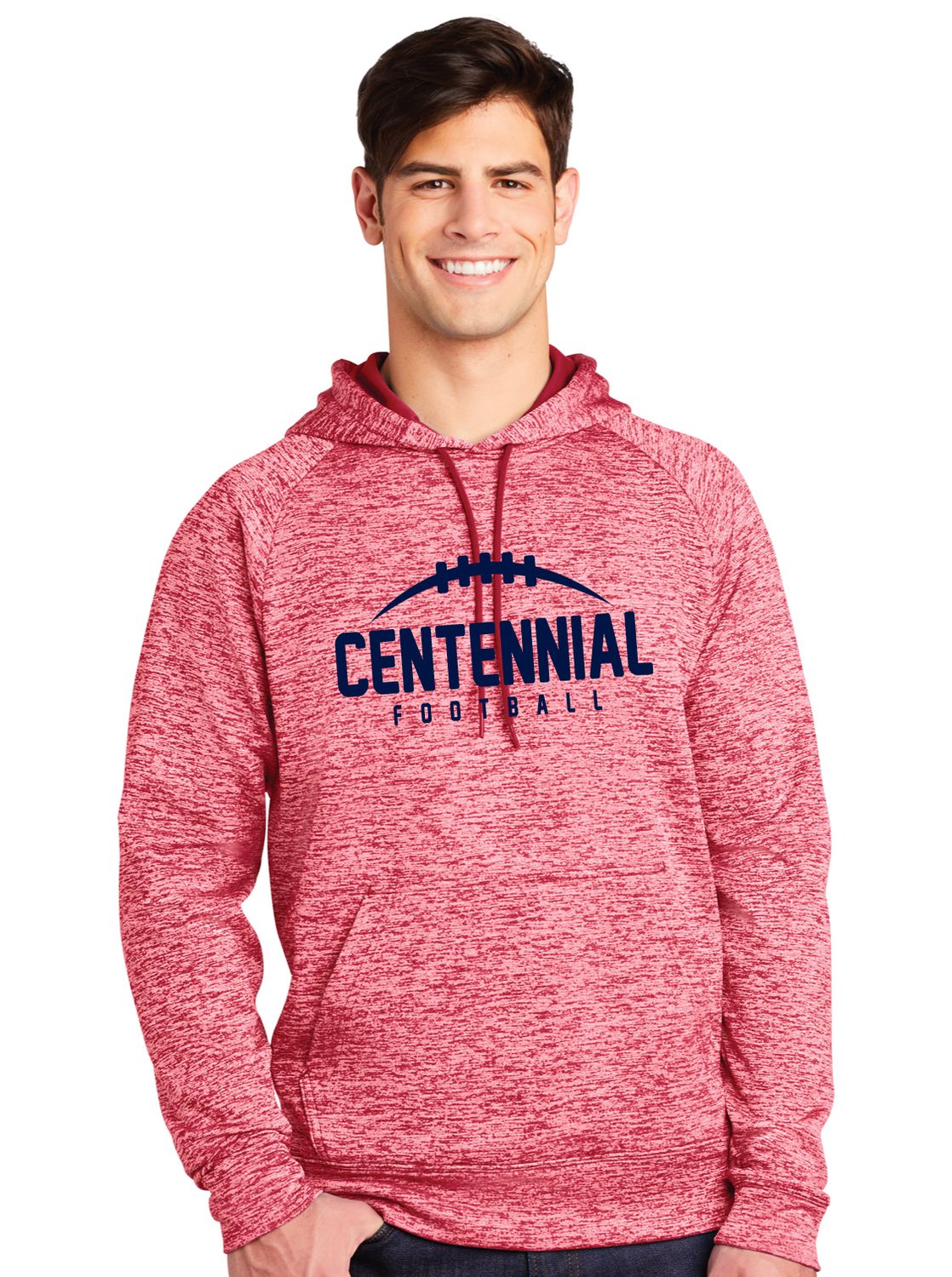 Centennial Football - Laces - Electric Dri-Fit Hoodie