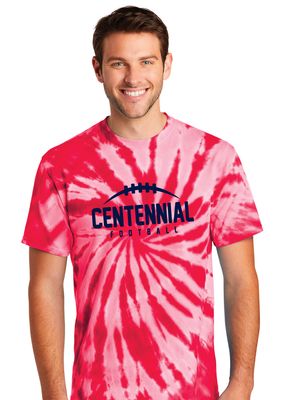 Centennial Football - Laces - Tie-Dye Short Sleeve