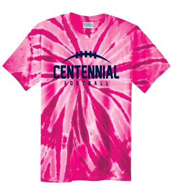 Centennial Football - Laces - Tie-Dye Short Sleeve