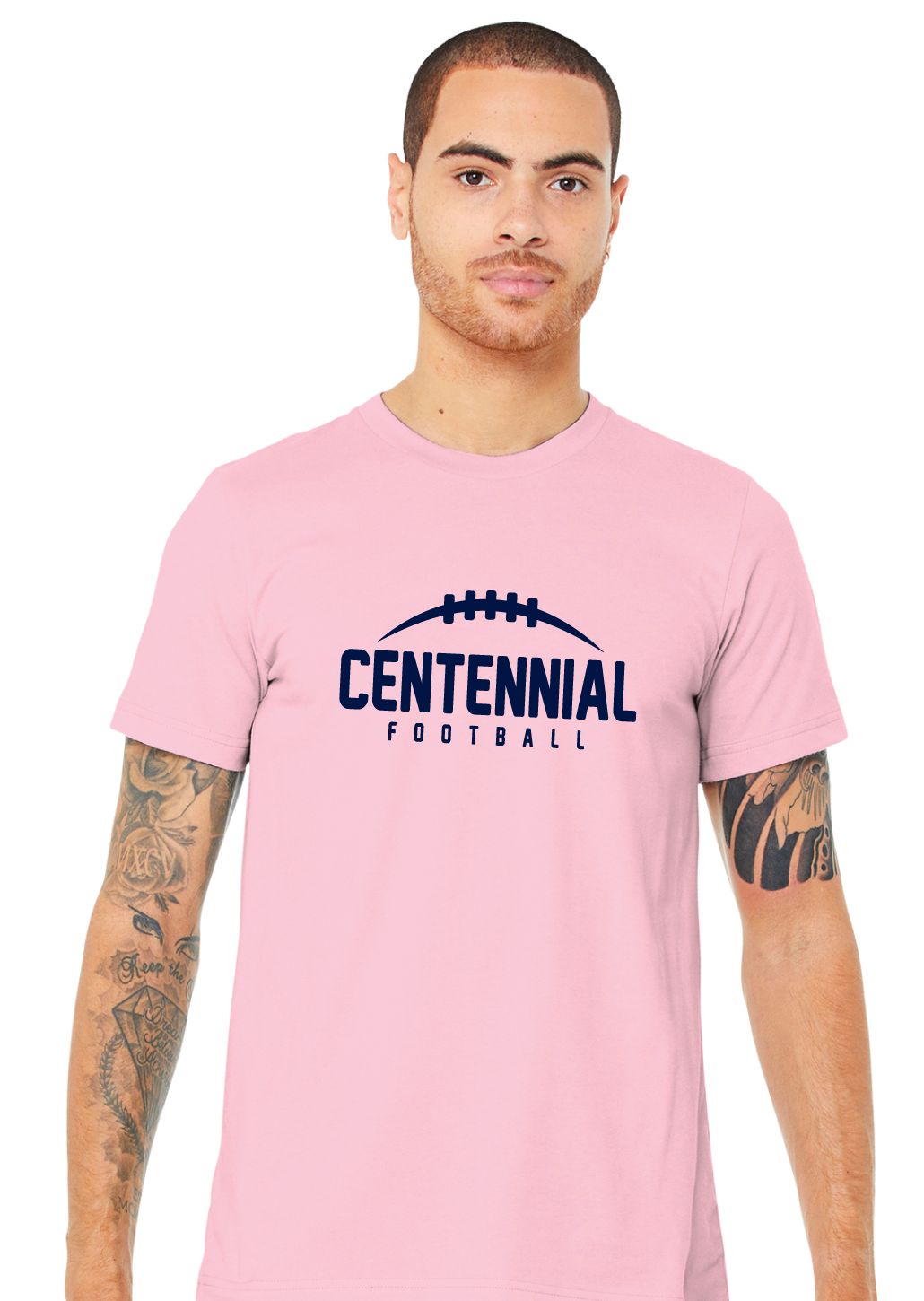 Centennial Football - Laces - Bella+Canvas Short Sleeve