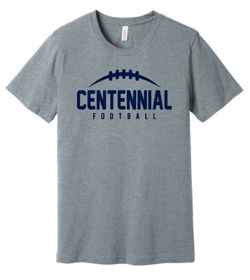 Centennial Football - Laces - Bella+Canvas Short Sleeve