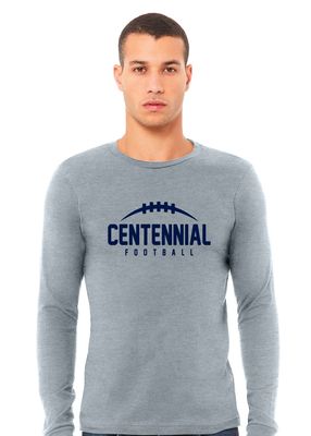 Centennial Football - Laces - Bella+Canvas Long Sleeve