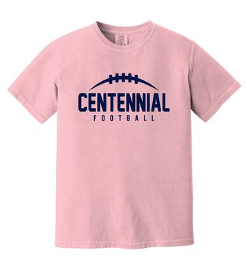 Centennial Football - Laces - Comfort Colors Short Sleeve