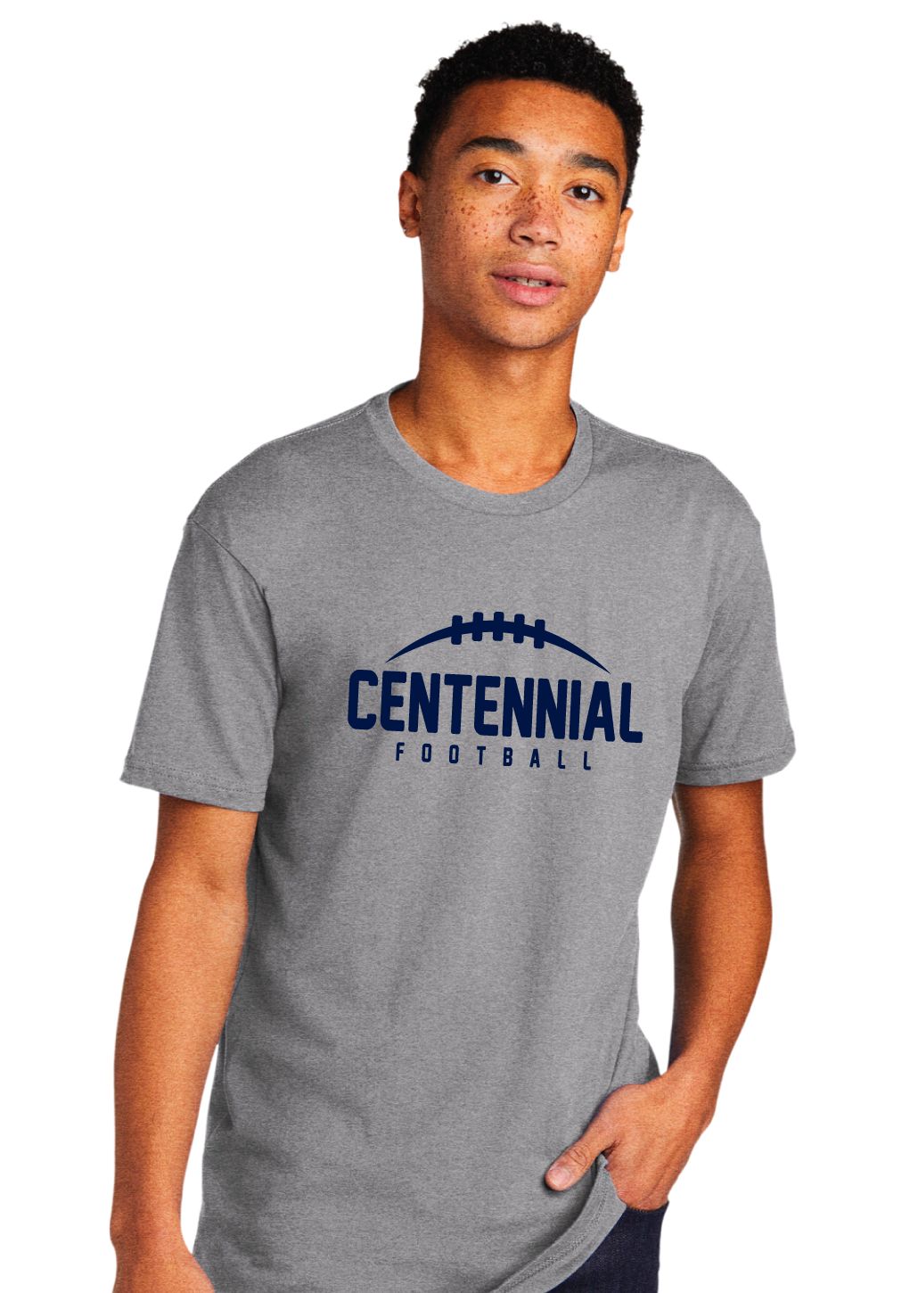 Centennial Football - Laces - Next Level Short Sleeve