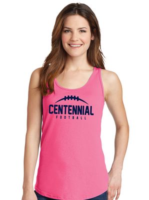 Centennial Football - Laces - Cotton Tank