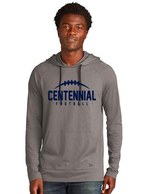 Centennial Football - Laces - Tri-Blend Hoodie