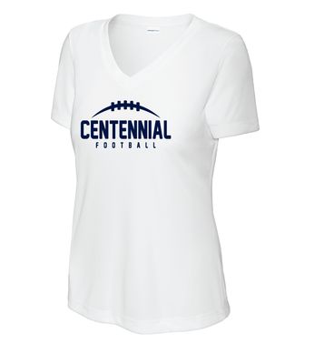 Centennial Football - Laces - Dri-Fit V-Neck