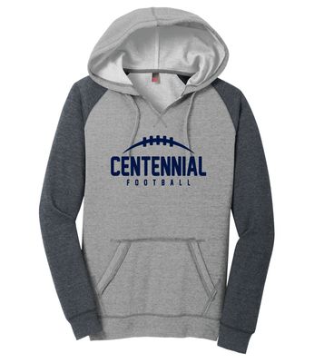 Centennial Football - Laces - Lightweight Raglan Hoodie