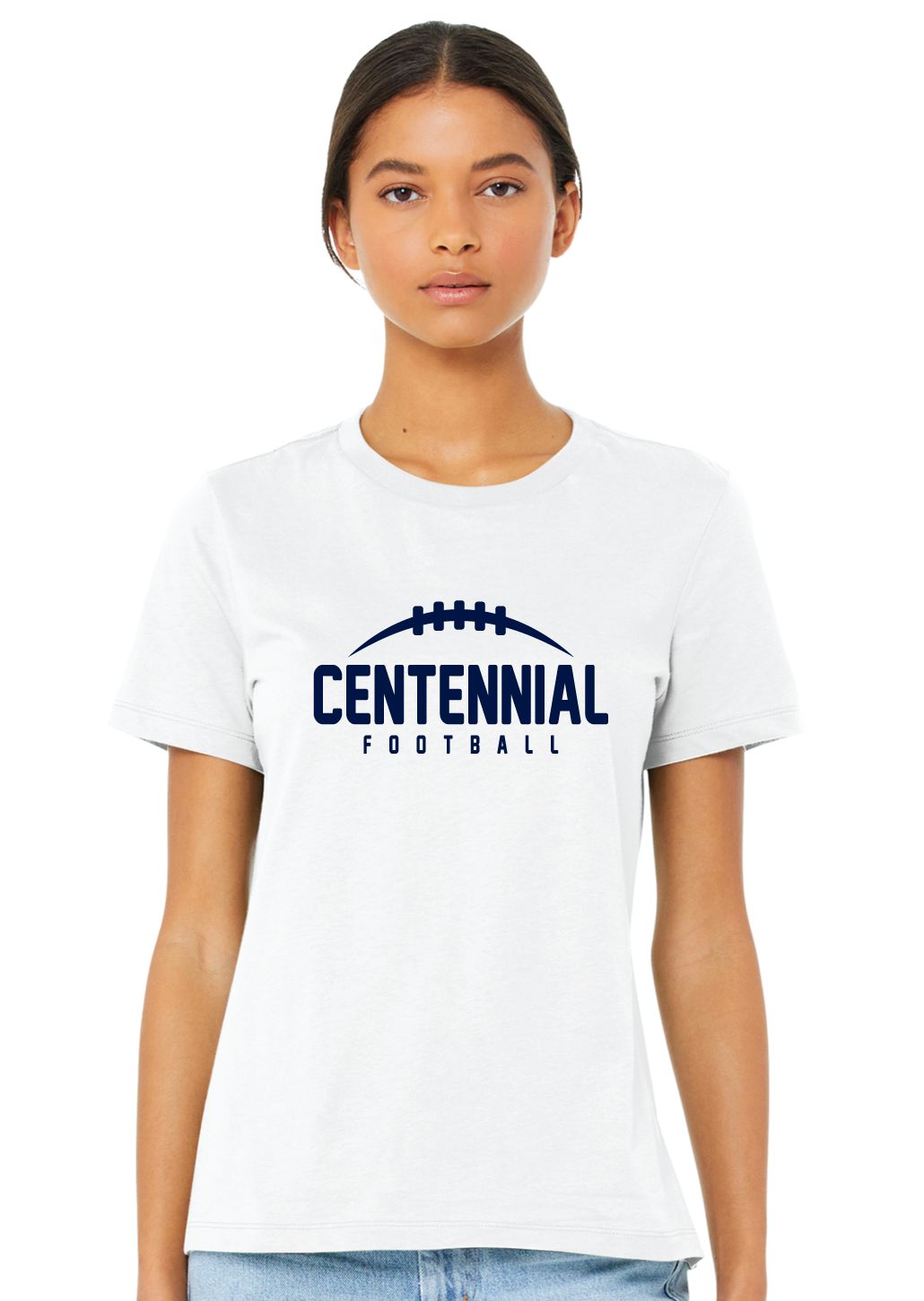 Centennial Football - Laces - Bella+Canvas Ladies