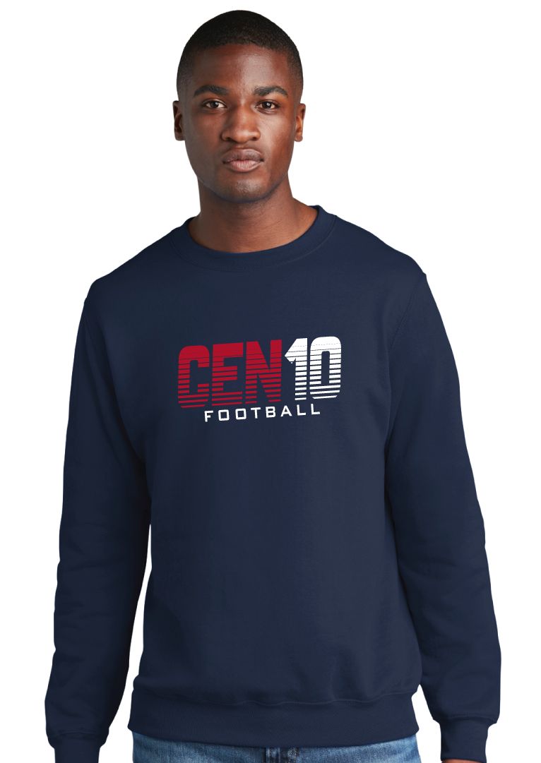 Centennial Football - CEN10 - Crew Sweatshirt