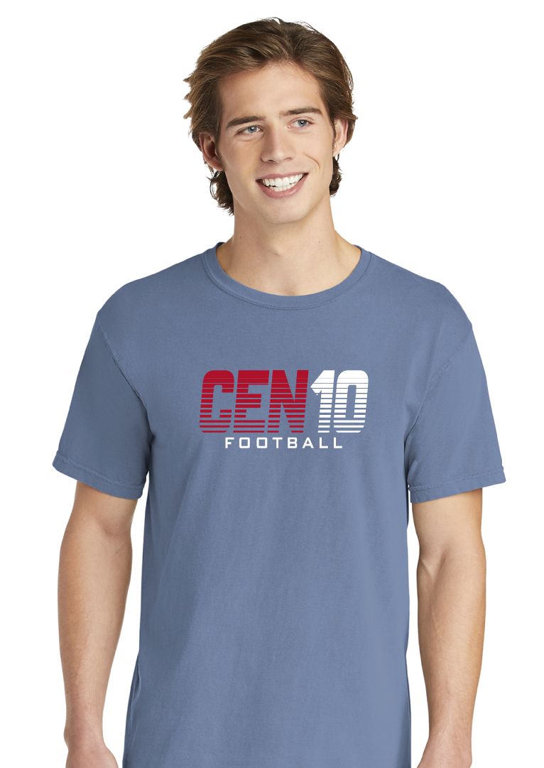Centennial Football - CEN10 - Comfort Colors Short Sleeve