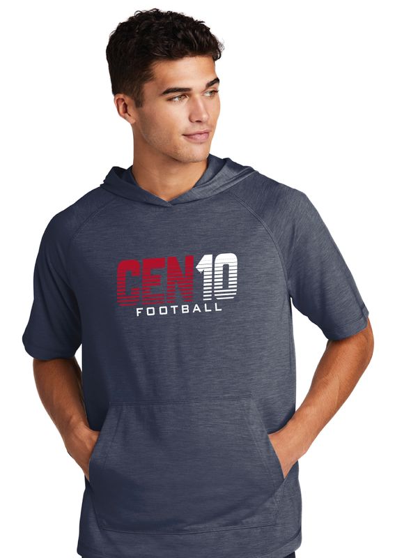 Centennial Football - CEN10 - Short Sleeve Hoodie