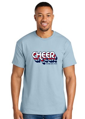 Centennial Cheer - Retro Stacked - Short Sleeve