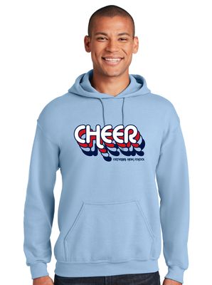 Centennial Cheer - Retro Stacked - Hoodie