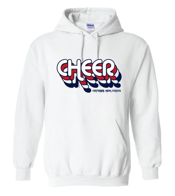 Centennial Cheer - Retro Stacked - Hoodie
