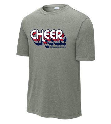 Centennial Cheer - Retro Stacked - Dri-Fit Short Sleeve