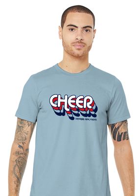 Centennial Cheer - Retro Stacked - Bella+Canvas Short Sleeve