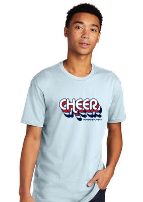 Centennial Cheer - Retro Stacked - Next Level Short Sleeve