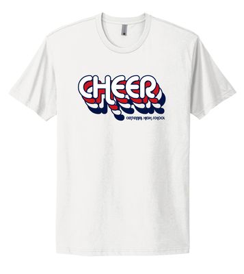 Centennial Cheer - Retro Stacked - Next Level Short Sleeve
